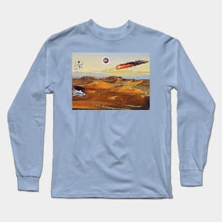 Marte - naranja geométrico Long Sleeve T-Shirt